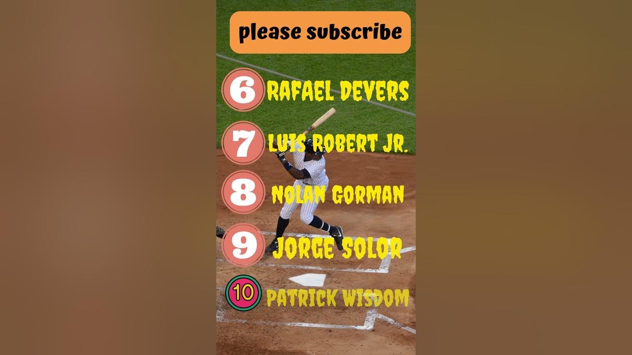 Top 10 Home Run Scorers MLB 2023 YouTube