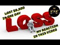I Lost $8,500, BUT I AM COMING BACK!!!
