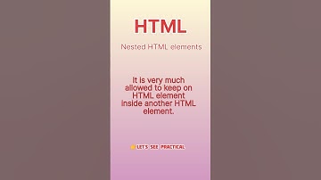 Nested HTML elements 🔥| CS Coding Hub #shorts #html