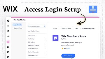 Een inlogbalk toevoegen aan een Wix-website (User Gateway)