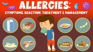 Allergies: Symptoms, Reaction, Treatment \& Management - Video for Kids