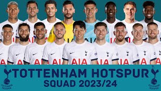 TOTTENHAM HOTSPUR F.C. Squad Season 2023/24 | Tottenham Hotspur | FootWorld