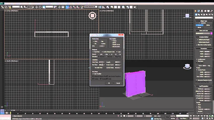 3D Max Basic Door Animation Tutorial