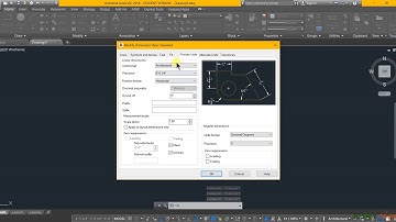 How to setting up architectural units or dimensions in autocad