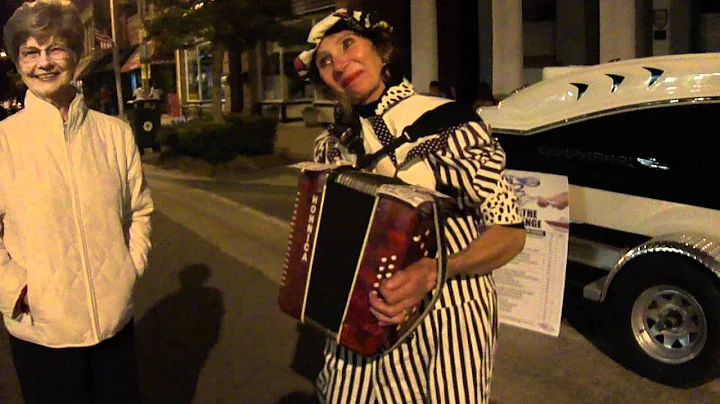 Robin Potts Playing during "Music in the Streets" ...