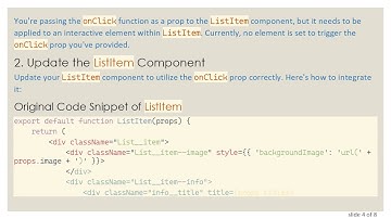 Why is my onClick Function Not Working in React?