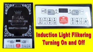 Induction Cooker Display Light Flickering || Induction Cooktop Display Blinking Problem #induction