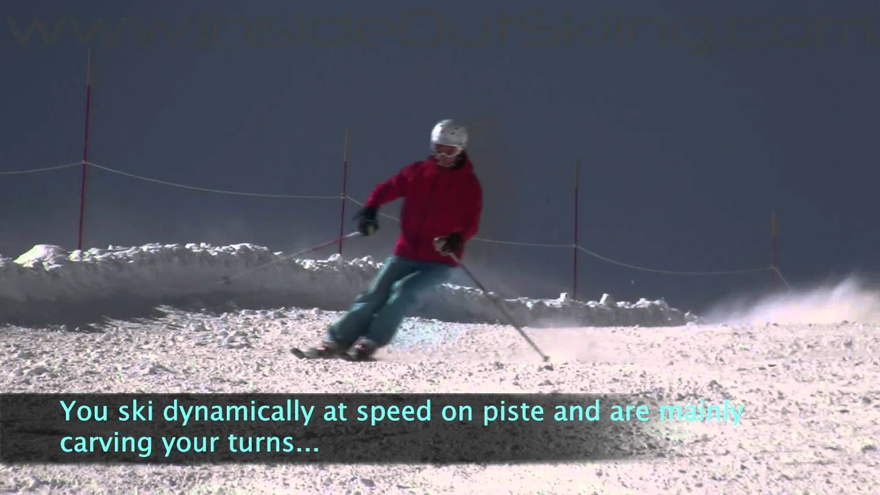 Inside Out Skiing guide to skiing levels Level 9 "Advanced" YouTube