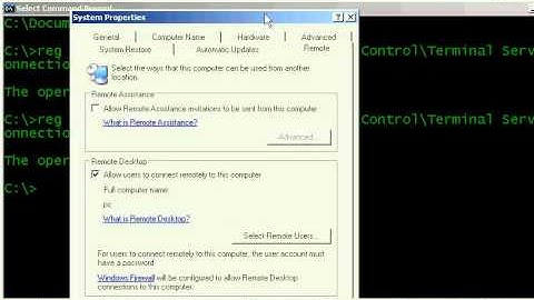 YouTube   Enable remote desktop with telnet utility  CMD 
