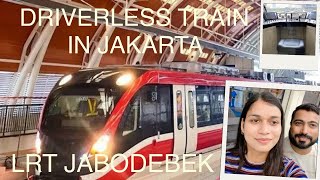 FIRST TIME on LRT in Jakarta, Indonesia 🇮🇩 Driverless Train😳 We Are Shocked!