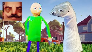 Hello Neighbor - My New Neighbor Sock Arts and Crafters Baldi FULL HISTORY Gameplay Walkthrough