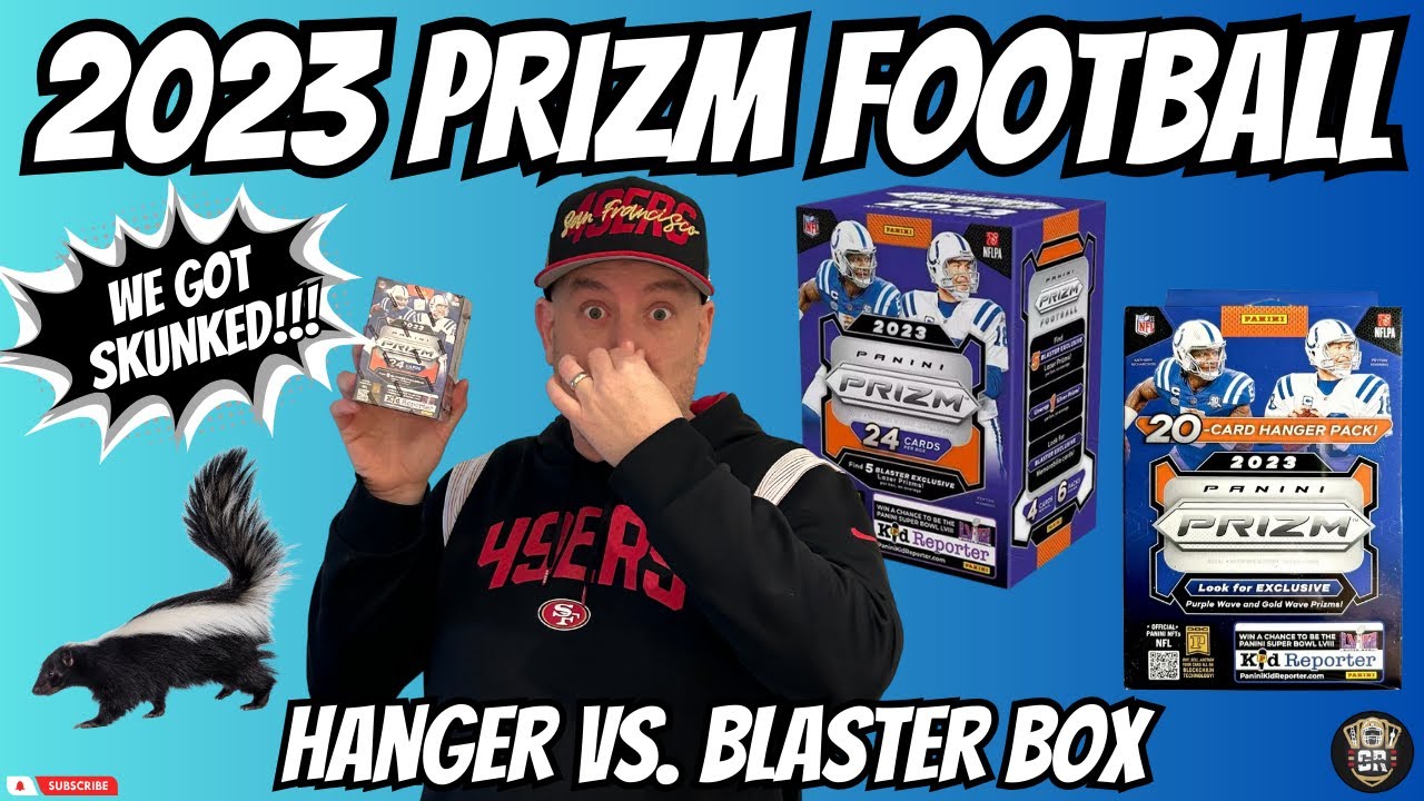 WE GOT SKUNKED 🦨 2023 PRIZM FOOTBALL 🏈 HANGER BOX VS. BLASTER BOX 😡 YouTube