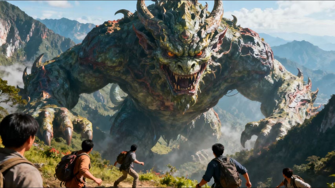 【Chinese drama】探险小队惊扰千年山灵，山洞瞬间化作杀戮囚笼！