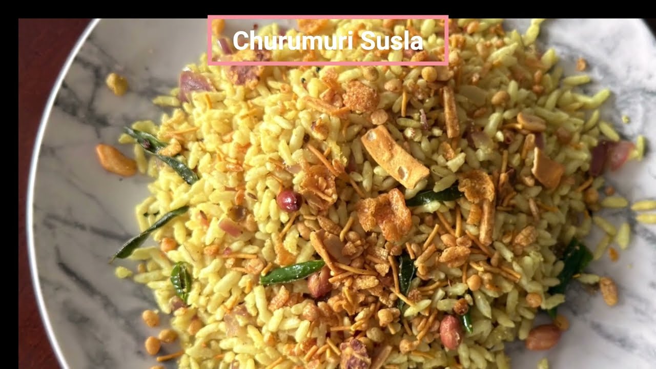 Churumuri Susla, Puffed Rice Masala Quick and healthy breakfast or Snack. asmr cooking videos