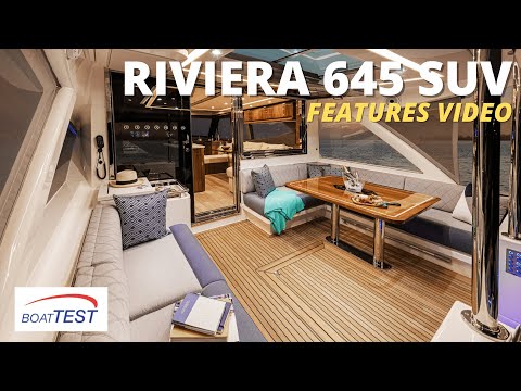 Riviera 645 SUV (2022) - Features Video by BoatTEST.com