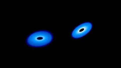 Accretion discs encounter - elliptic orbit