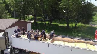 Grain bin rescue training