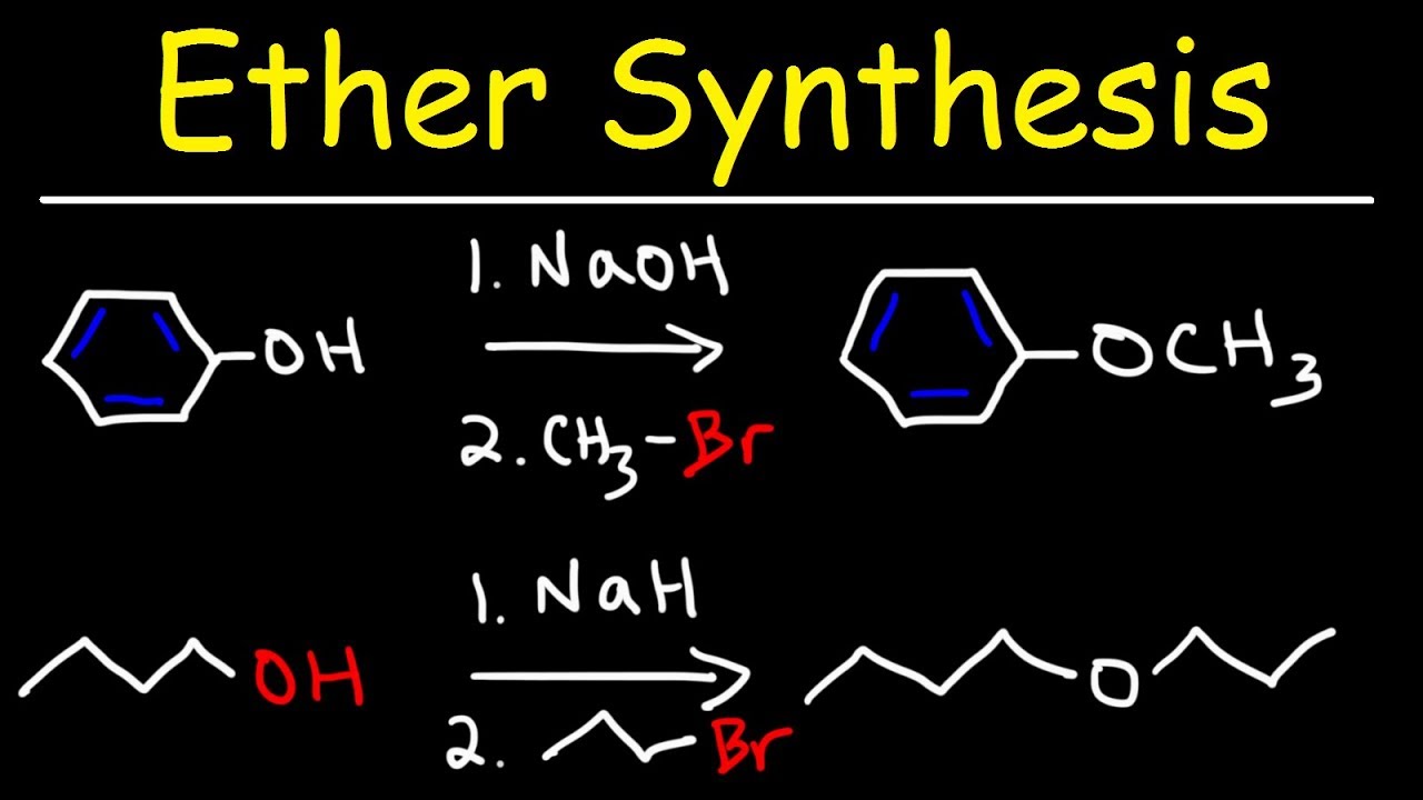 Williamson Ether Synthesis Reaction Mechanism Youtube