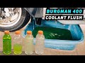 Suzuki Burgman 400 Coolant Flush Change 2007-2016 | Mitch's Scooter Stuff