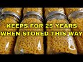 Best food to preserve food for long term  no special tools or equipment needed