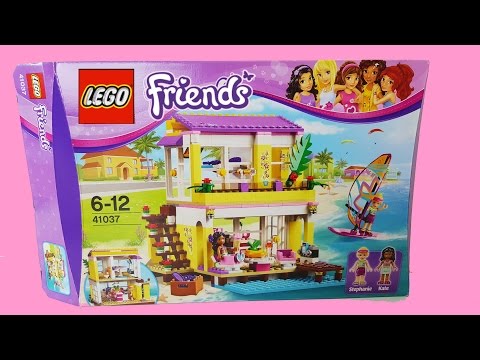YouTube thumbnail: Stephanies Beach House Lego Friends 41037