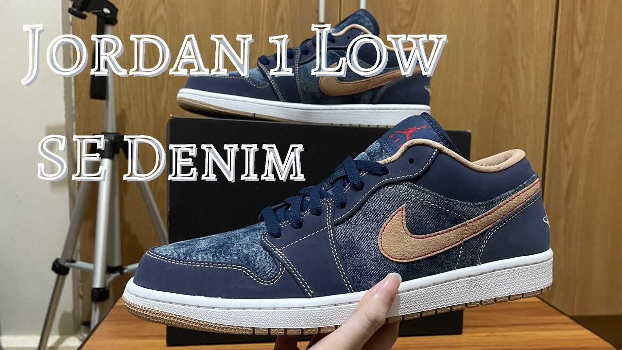 air jordan 1 low se denim