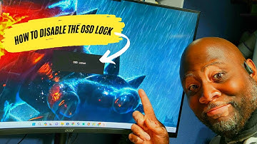 How to DISABLE the Acer Nitro 320Q & 322QU OSD Lock