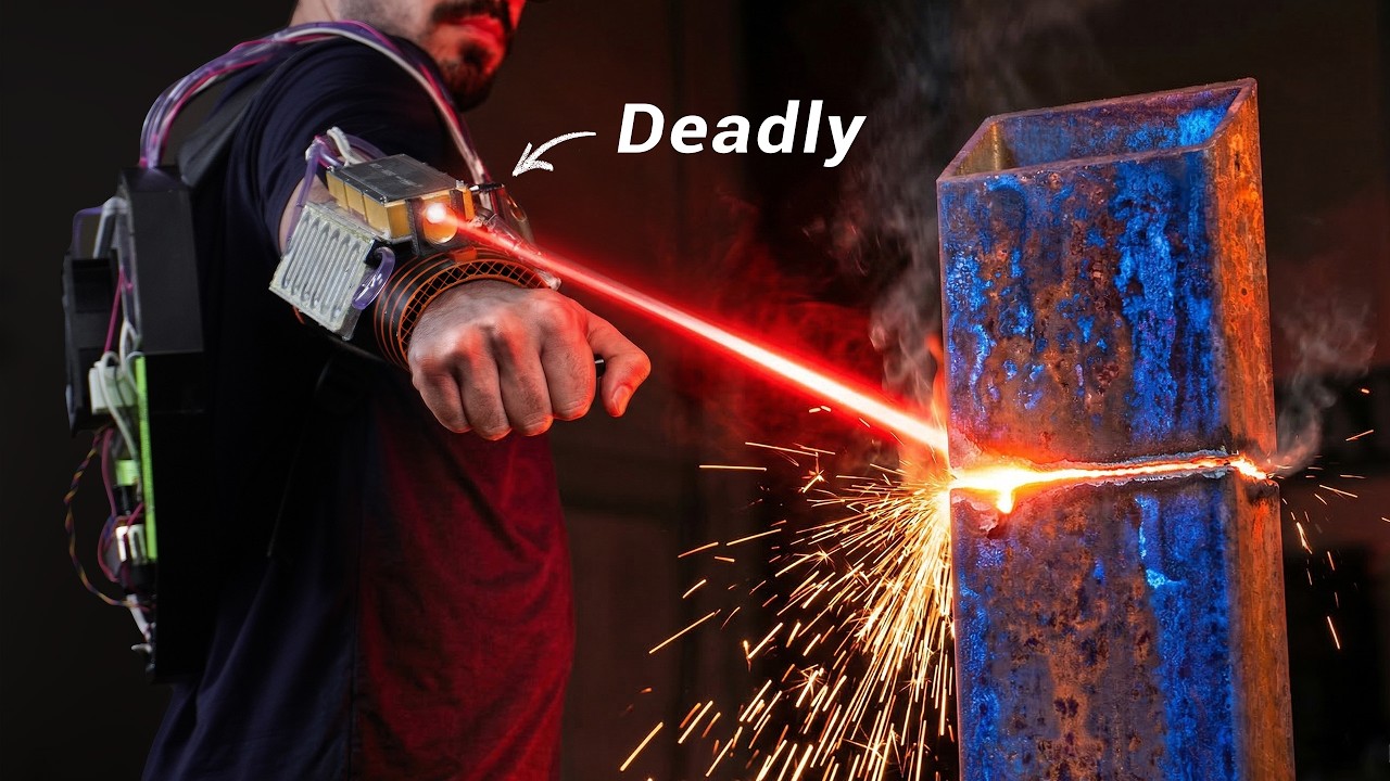 I Built an Insane 260W LASER That Cuts Metal !