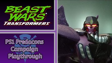Beast Wars Transformers PS1 | Predacons Campaign Playthrough
