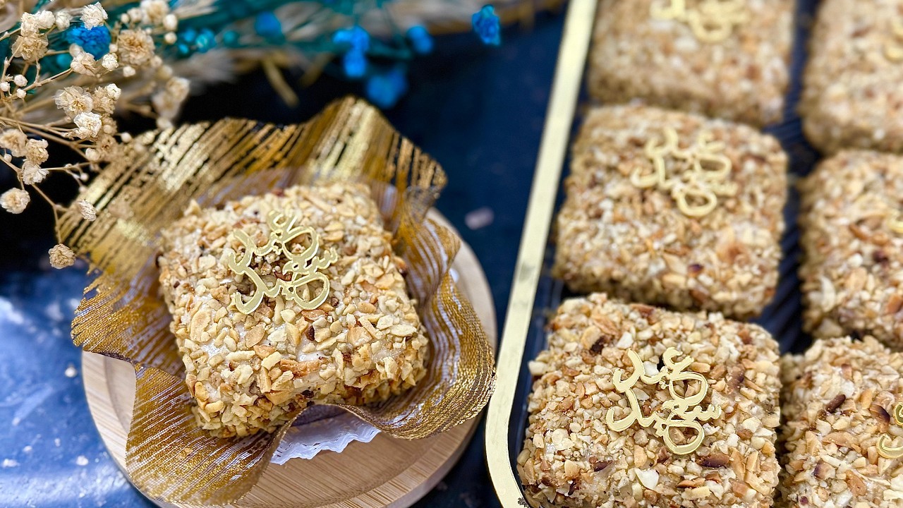 حلويات العيد 2025 🌙صابلي الشامية اقتصادي يذوب فالفم ذوبان يقطع كمية كبيرة # اكسبلور