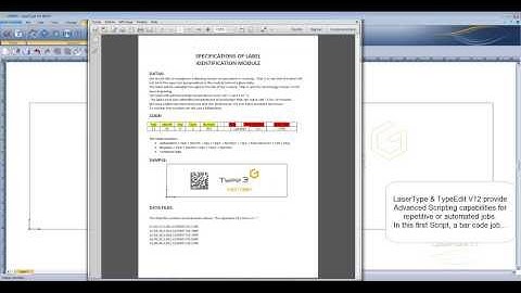 TypeEdit & LaserType V12 | Scripting presentations