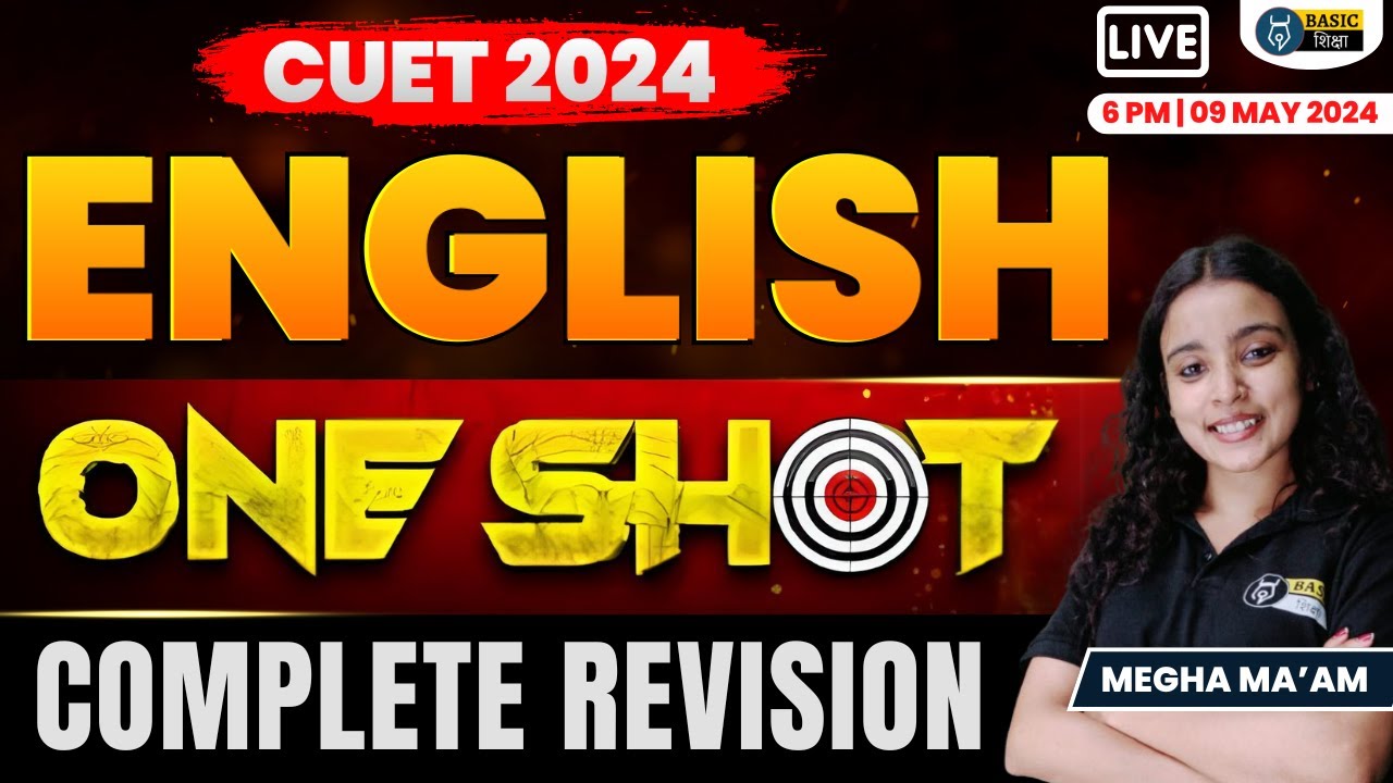 CUET English Language One Shot Revision| English Most Expected Question ...