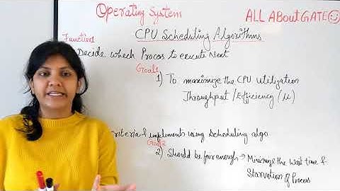 CPU Scheduling Basics  | Throughput & Efficiency Calculation | OS QuickR Session 7