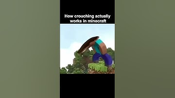 How crouching ACTUALLY works in minecraft