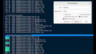 Find Replace - gedit