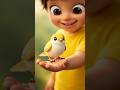 Bachcha aur chidiya ki cute dosti 🐦💛 Maa Shaa Allah #shorts #viral