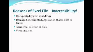 Now Perform Excel Recovery Mac