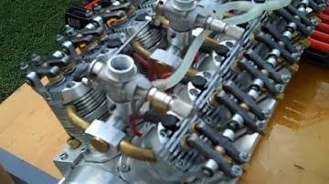 Model V-12 Engine Runs