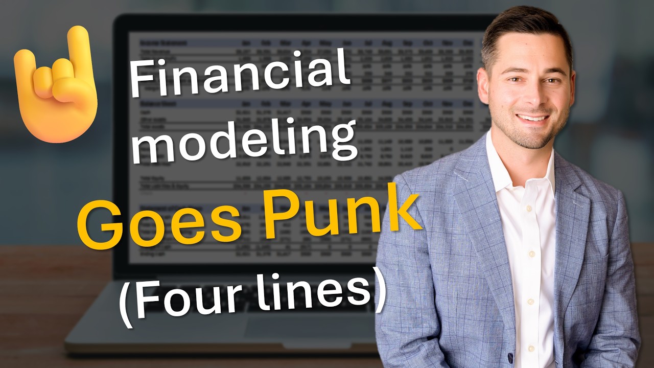 Financial modeling goes punk -- four lines