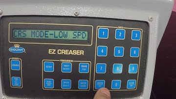 Count EZ Creaser Automatic Creasing / Perforating / Scoring Machine