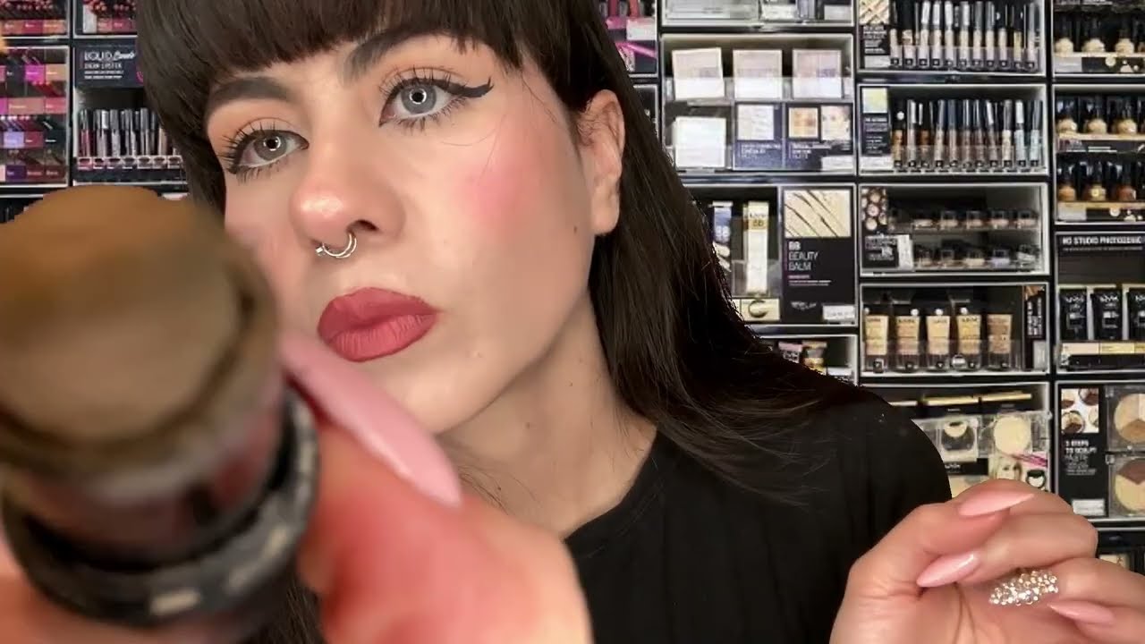 ASMR Estilista Pofesional te Maquilla - Asmr con mouth sound