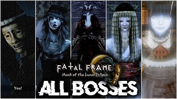 Fatal Frame: Mask of the Lunar Eclipse All Bosses/Ghosts + Ending (Project Zero) (2K60fps)