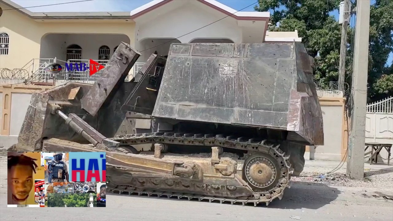 27fe Lapolis ap Mennen gwo operasyon nan Kwadebouke/gen kouri/machine sezi  DRONE TONBE