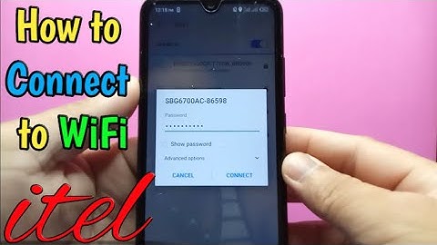 How to Connect to WiFi on itel S15
