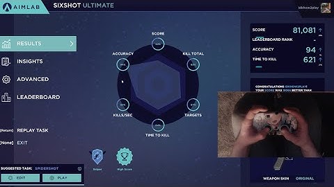 80k Sixshot on Controller! (With Gyro Controls) AimLabs Hancam