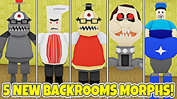 [11/20 UPDATE] How to get ALL 5 NEW OBBY BACKROOM MORPHS!  - Roblox