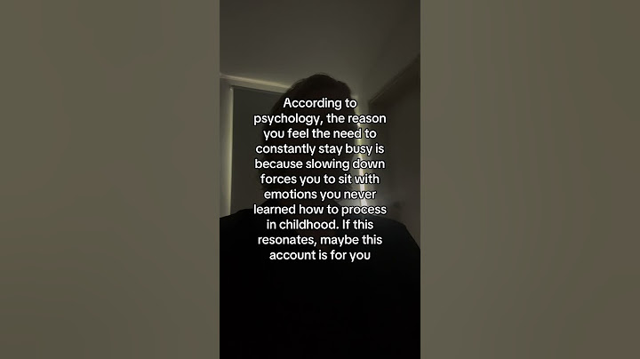Who relates to this?