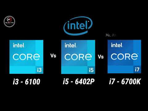 i3-6100 vs i5-6402P vs i7-6700K 6th Gen Desktop Processor l intel core 6th  Gen Spec Comparison - YouTube