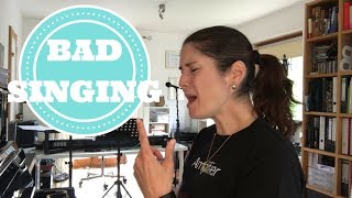 bad singing anyone even professional singers suck watch