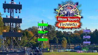 Alton Towers Fireworks 2021 Construction Update | HUGE Lighting Setup & MORE!